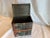 Metal Victorian Biscuit Tin in the Shape of Stacked Books For Sale - Image 7 of 12