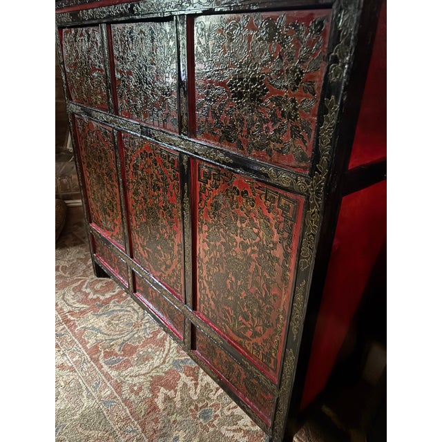 in Incredible Condition, all photos taken outdoors in natural light. Two sets of swinging doors. Hand painted, hand...