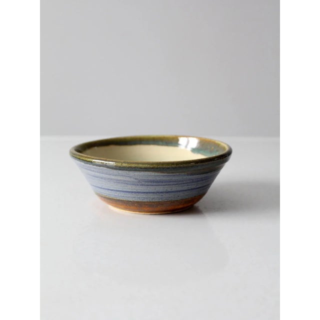 Late 20th Century Vintage Studio Pottery Bowl For Sale - Image 5 of 10