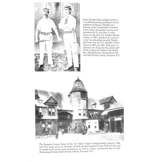 White "Sporting Gentlemen: Men's Tennis From the Age of Honor to the Cult of the Superstar" 1995 Baltzell, E. Digby For Sale - Image 8 of 9