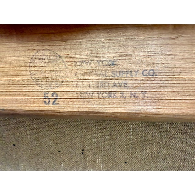 Budd Hopkins, Large Budd Hopkins Modernist Hard Edged Abstract Expressionist Oil Painting 1965, 1969 For Sale - Image 13 of 13