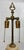 1920s Large Antique Ornate Hand Carved Figural Alabaster Bronze Electric Table Lamp For Sale - Image 5 of 13