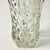 Transparent Mid Century Vintage Boho Chic Hollywood Regency Cut Glass Vase. For Sale - Image 8 of 10