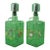 Pair X c.z. Guest Estate 'Gamebird' Decanters Hand-Painted by Ned Smith For Sale