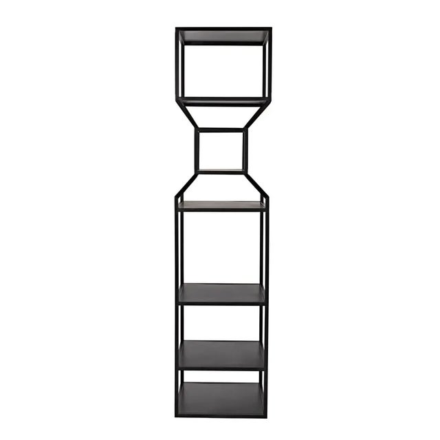 Not Yet Made - Made To Order NOIR Downtown A Bookcase, Black Metal For Sale - Image 5 of 6