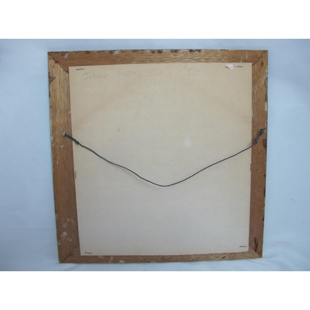 Ab Jackson Signed Conte Crayon Sketch Portrait of a Man For Sale In Portland, OR - Image 6 of 6
