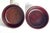 1970s Vintage Hand Turned Brazilian Rosewood Catchall/Trinket Bowls, a Pair For Sale - Image 5 of 10