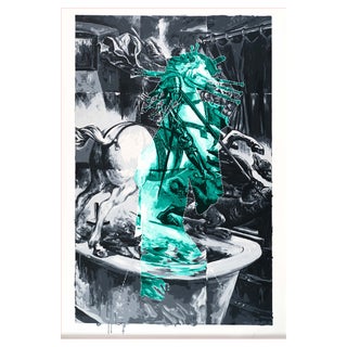 Tadanori Yokoo, Saint George, Original Large Silkscreen, 1990 For Sale