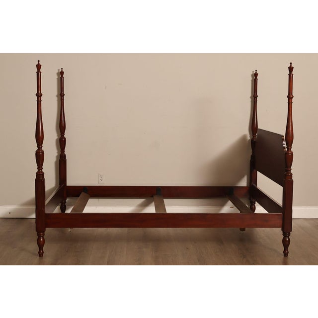 Henkel Harris Solid Cherry Queen Four Poster Bed For Sale - Image 15 of 18