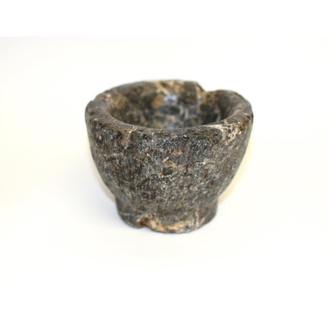 Rustic 18th Century Granite Stone Bowl For Sale - Image 3 of 11