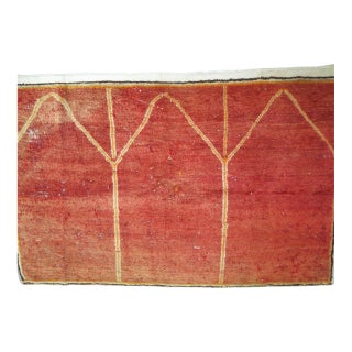 Zabihi Collection Antique Turkish Anatolian Throw Rug - 3'9" x 5'9" For Sale