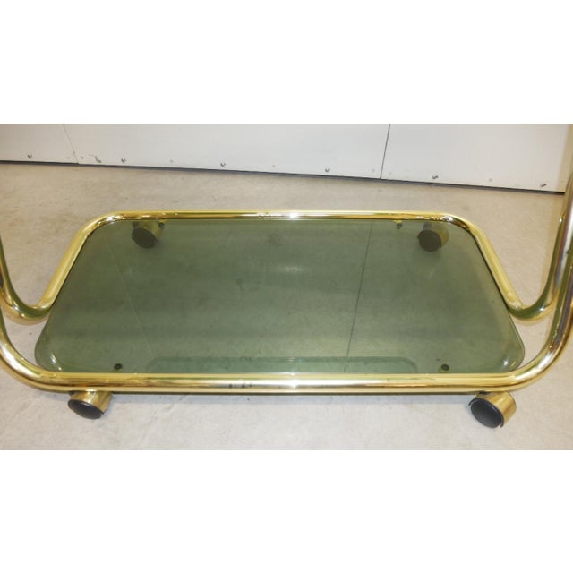 Metal Brass Food Trolley from Morex, 1970s For Sale - Image 7 of 14
