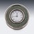 Antique 20th Century Edwardian Silver & Shagreen Desk Clock, London, 1910 For Sale - Image 3 of 10