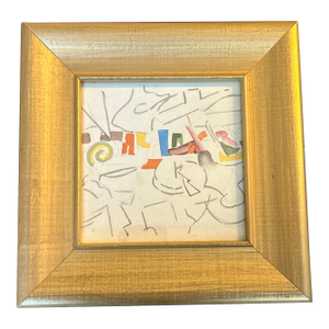 1950’s Original Abstract Expressionist Watercolor Painting