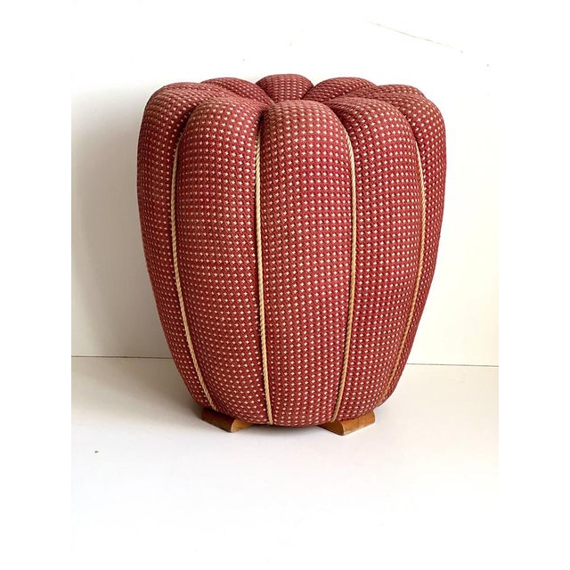 Vintage Tabouret by Jindrich Halabala for Cesky Nabytek, 1950s For Sale - Image 17 of 18