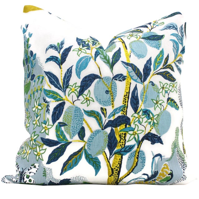 20 X 20 Citrus Garden With Lime Tree Decorative Pillow Cover