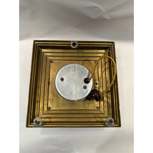 1920s Manning Bowman Art Deco Machine Age Wall Clock For Sale In Los Angeles - Image 6 of 12