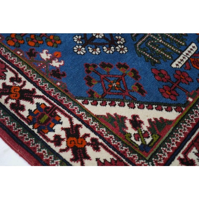 Vintage Joshaghan Rug 3' x 3'2'' For Sale - Image 4 of 10