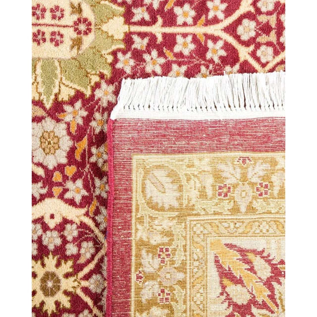 2000 - 2009 Mogul, One-of-a-Kind Hand-Knotted Area Rug in Purple, 8' 1" x 10' 3" For Sale - Image 5 of 8