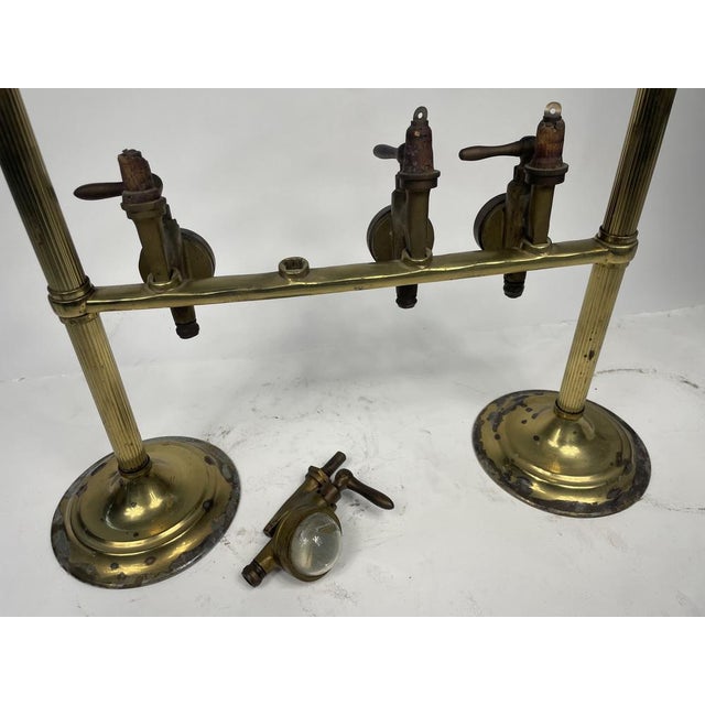 Vinatge Distributor of Brass and Bronze Liqueurs with Payers, 1940s For Sale - Image 13 of 17