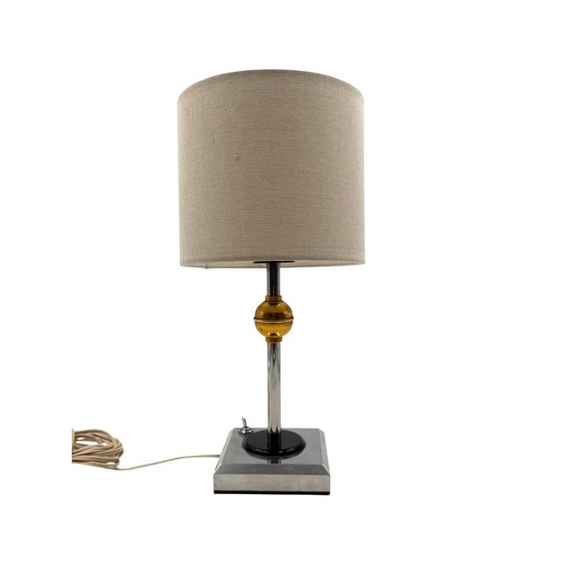 1980s Art Deco Bakelite Table Lamp, France, 1980s For Sale - Image 5 of 10