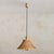 1970s 1970s French Wood + Rattan Pendant For Sale - Image 5 of 11