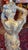 Gold 1960s Reproduction Auguste Moreau "Girl Dressing Her Hair" Table Lamp For Sale - Image 8 of 12