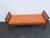Mid Century Modern Caned Long Upholstered Window Hall End of Bed Bench 6636 For Sale In Miami - Image 6 of 15