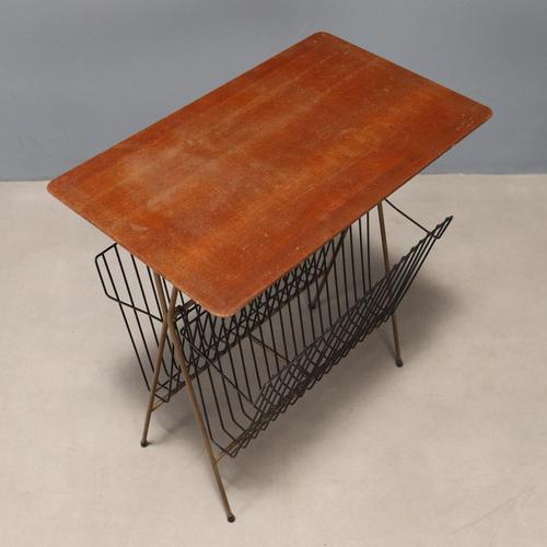 Vintage Magazine Rack, 1960s For Sale - Image 4 of 7