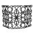 Vintage Spanish Style Cast Iron Three Panel Ornate Black Fireplace Screen For Sale