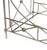 Neoclassical Maison Jansen Style Neoclassical Steel & Brass Bed Frame With Rosette Mounts, 1970s For Sale - Image 3 of 5