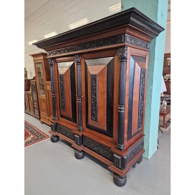 Large Mahogany Cabinet For Sale - Image 6 of 12