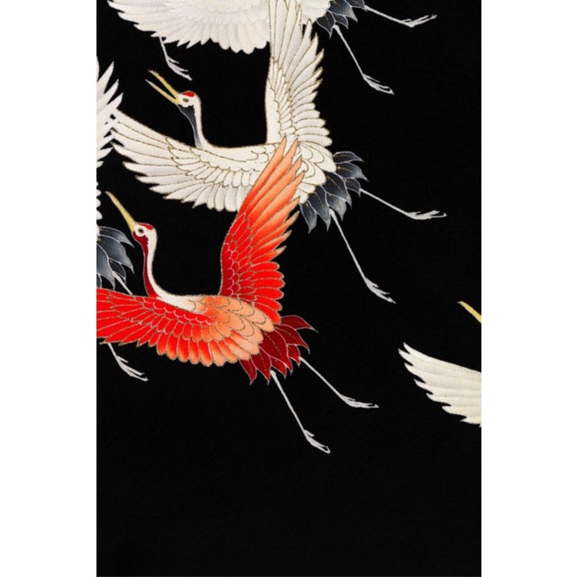 Not Yet Made - Made To Order Flying Cranes, Vintage Art Print Reproduction, 32" X 48" For Sale - Image 5 of 8