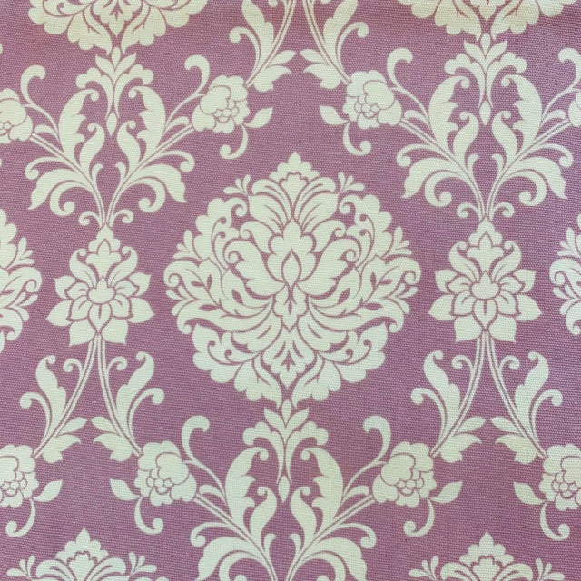 Brand New Pillow Cover Fabric Manufacturer: P Kaufmann Pattern: Damask Color: Ivory & Lilac-Purple Content: 100% Cotton...