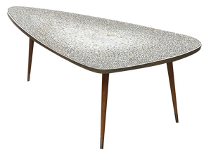 Mid-Century German Mosaic Couch Table from Berthold Müller Oerlinghausen, 1960s