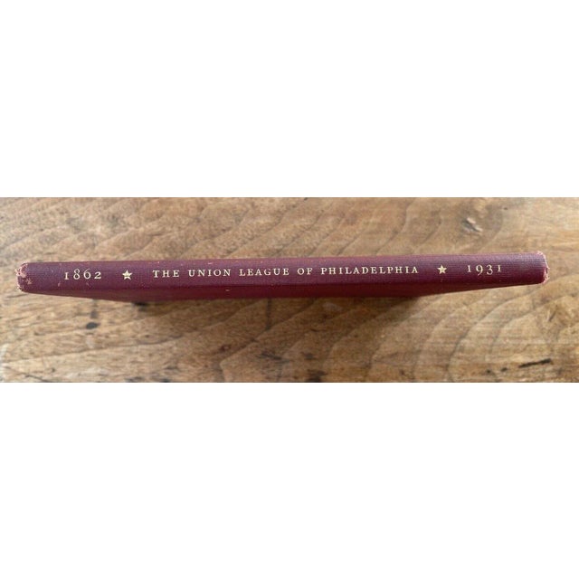 American Vintage Book Union League of Philadelphia Handbook 1862-1931 For Sale - Image 3 of 11