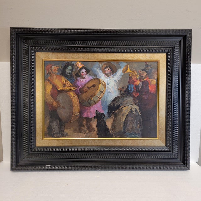 José María García Fernández, Carnavales, Castilviejo, 1960s, Oil on Canvas, Framed For Sale - Image 4 of 18