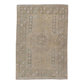 Turkish Vintage Anatolian Rug 4'4" x 6'1" For Sale