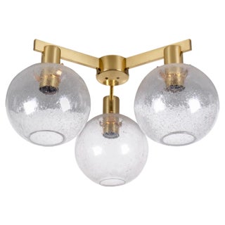 Brass Ceiling Light by Hans-Agne Jakobsson, 1960s For Sale