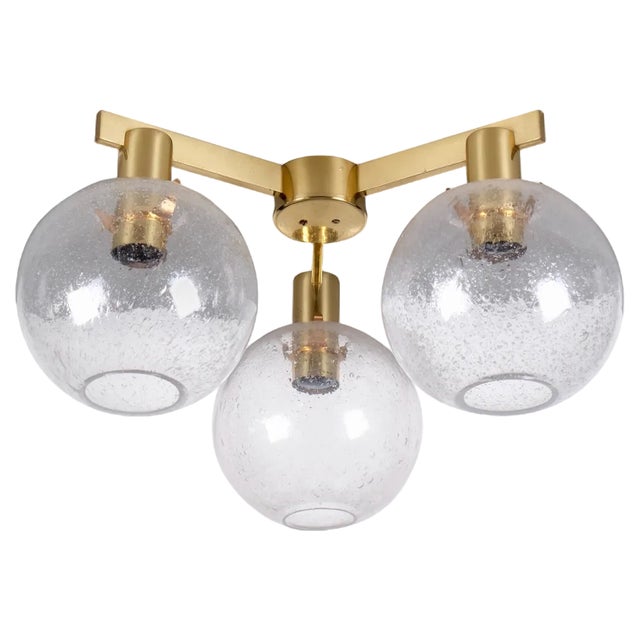 Brass Ceiling Light by Hans-Agne Jakobsson, 1960s For Sale