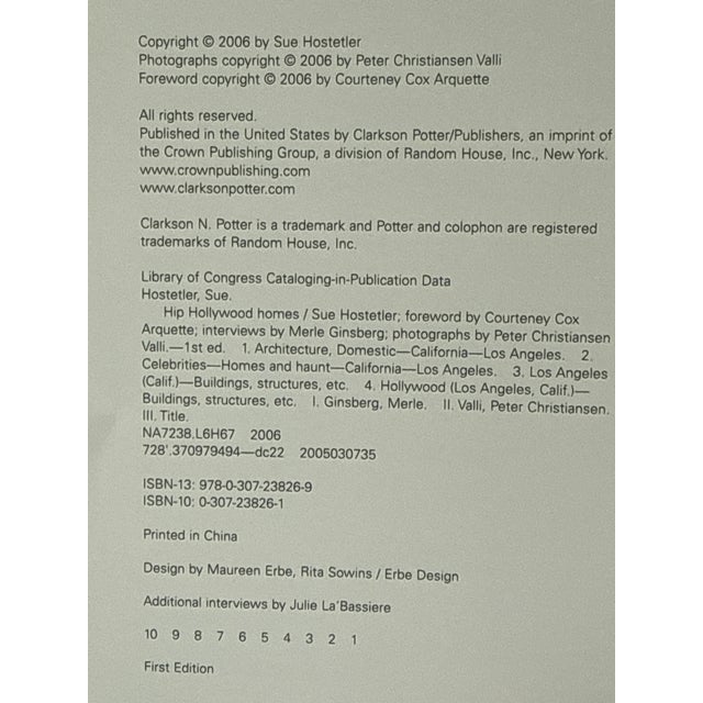 Mid-Century Modern Hip Hollywod Homes 2006 (First Edition) For Sale - Image 3 of 12