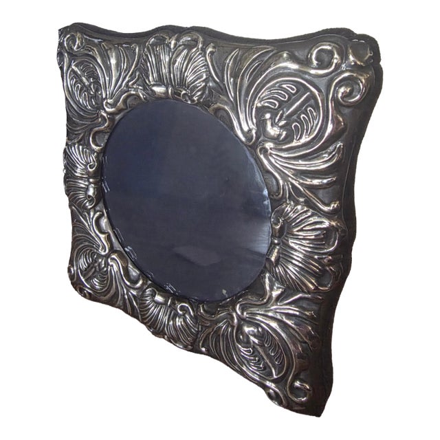 Vintage Sterling Silver Photo Frame For Sale