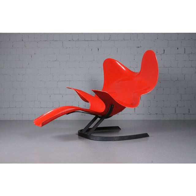 Black Red Elephant Chair by Bernard Rancillac For Sale - Image 8 of 18