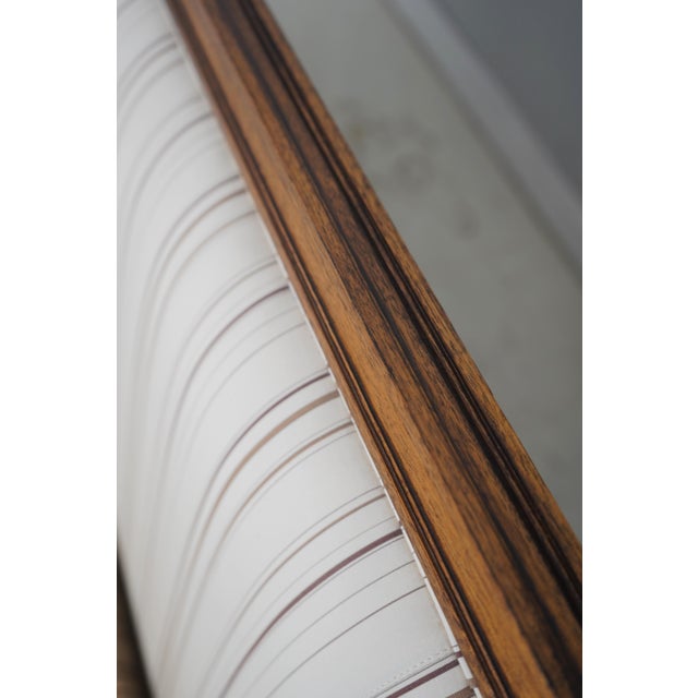 Ethan Allen French Louis XVI Style Mahogany Upholstered Large Sofa For Sale - Image 11 of 18