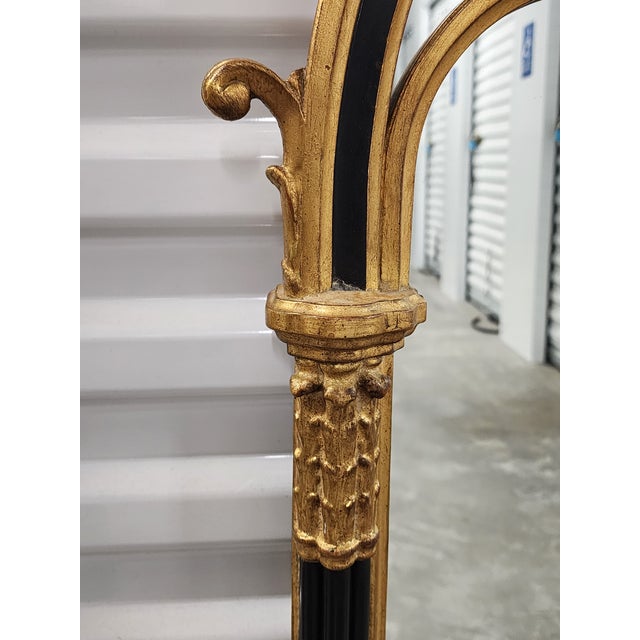 Wood Carver's Guild Gothic Revival Giltwood Mirror For Sale - Image 7 of 12