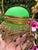 Antique French Opaline Casket Gilt Nest and Ivy Canopy Stand, Palais-Royal Taste, Uranium Glass For Sale - Image 10 of 15