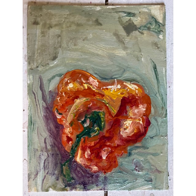 'Habanero #2', Expressionist Still Life, Oil Paintings, by Van Ness For Sale - Image 4 of 8
