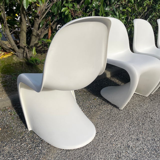 Vintage Chairs by Verner Panton for Vitra, 2000s, Set of 6, in Very Good conditions. Designed 1960 to 1969 This piece has...