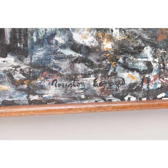 Modern Royston Eroyd, Slag Heap, 1984, Acrylic For Sale - Image 3 of 8