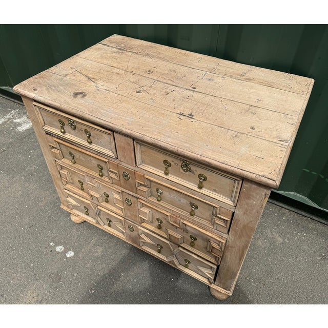Wood 18th Century Bleached Chest of Drawers, 1780s For Sale - Image 7 of 18